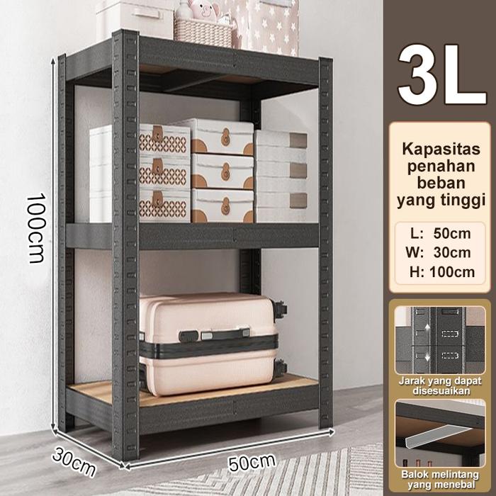 Botless Leg Jual Rak Besi Siku 5 Susun Tanpa Baut Serbaguna Botless Rack Stainless ...