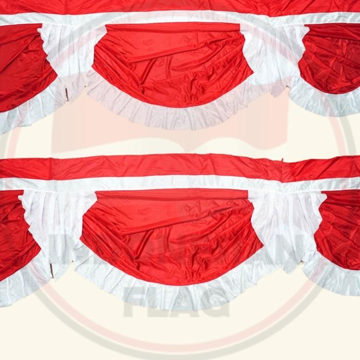 Promo Bendera merah putih Backdrop Rumbai Panggung 5 meter - Kab ...