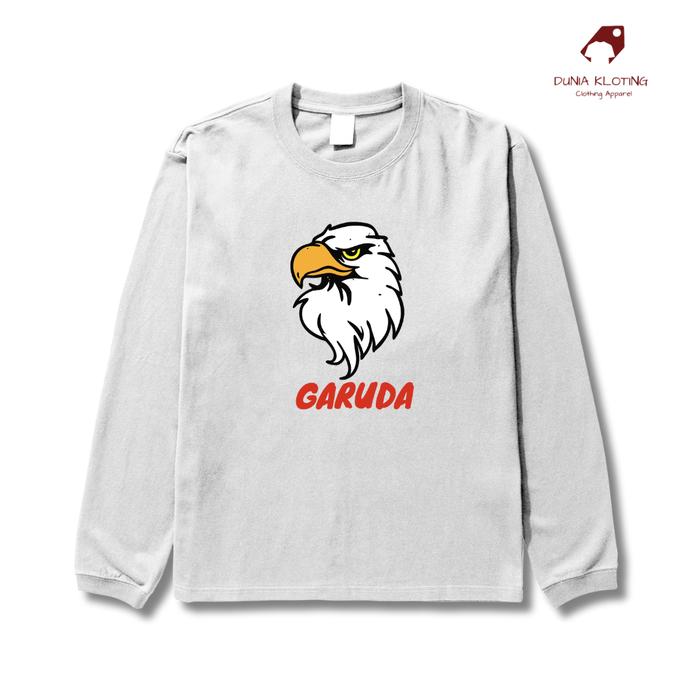 Gambar [HUT RI] Baju Kaos Lengan Panjang GARUDA PANCASILA PREMIUM 30S - Desain 1, S dari DuniaKloting undefined Tokopedia