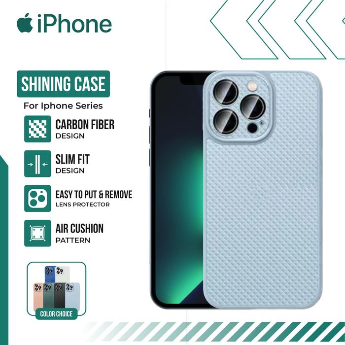 Gambar CASE IPHONE PREMIUM TIPIS SLIM UNIK PRO PROMAX - Biru Muda, IPH 12 dari viralofficialstore undefined Tokopedia
