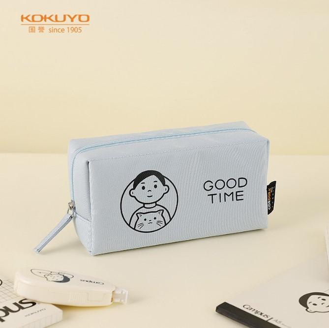 Gambar KOKUYO Noritake NEMUNEMU pencil case WSG-PC2X222 - Light Blue dari Uni Kokuyo Indonesia undefined Tokopedia