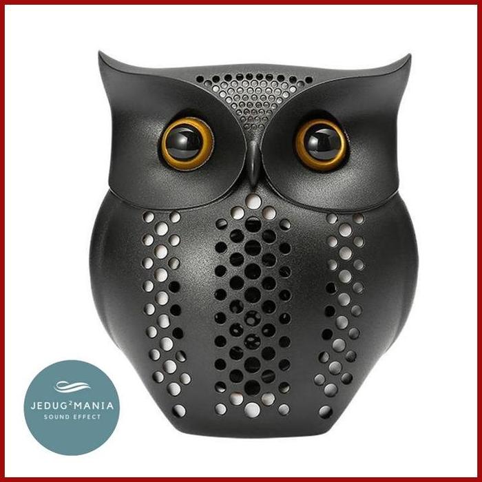 Gambar Speaker Bluetooth Wireless Stereo Mini HiFi Burung Hantu - Hitam dari JEDUGJEDUGMANIA undefined Tokopedia