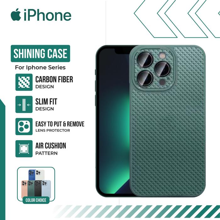 Gambar CASE IPHONE PREMIUM TIPIS SLIM UNIK PRO PROMAX - Hijau tua, IPH 13 PRO dari viralofficialstore undefined Tokopedia