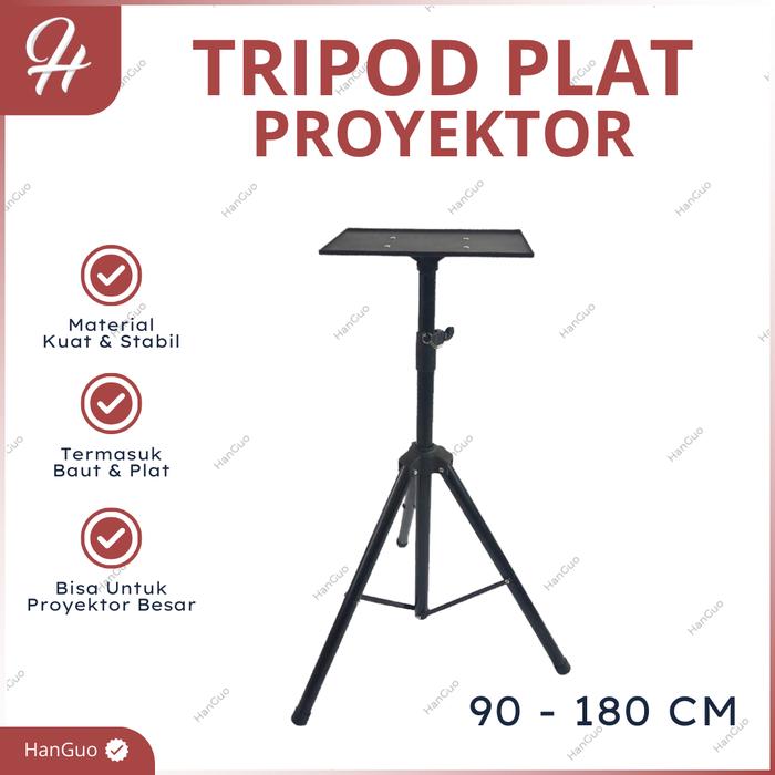 Gambar Standing Proyektor | Tripod Proyektor Meja Proyektor Stand Projector - 90-180cm dari HanGuo undefined Tokopedia