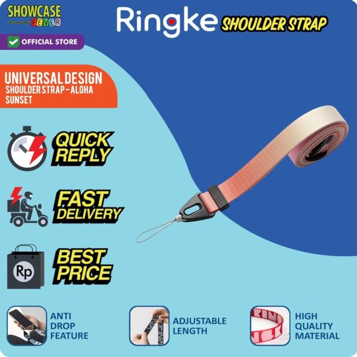 Gambar Ringke Compatible For Shoulder Strap Tali lanyard Gadget Camera Handphone Nylon - S-Aloha Sunset dari ShowcaseFever undefined Tokopedia