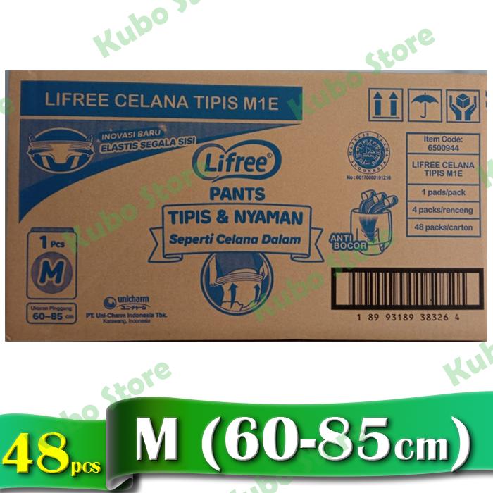 Gambar 1 Dus Lifree Pants Popok Celana Dewasa 1 Karton 48pcs M L XL XXL - M dari Kubo Store Tokopedia undefined Tokopedia