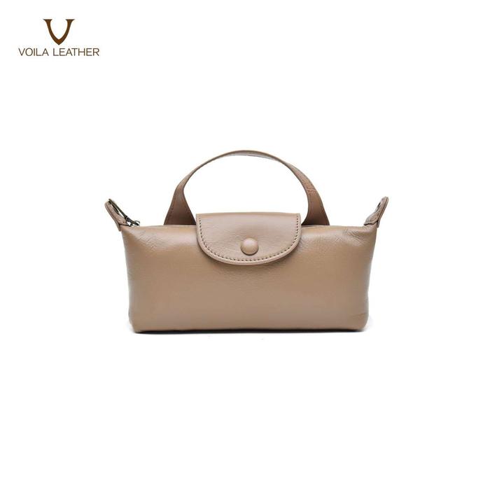 Gambar Tas Selempang Fashion Wanita Kulit Asli Voila Jeslyn - Latte dari Voila Leather Kota Administrasi Jakarta Pusat Tokopedia