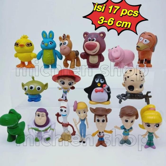 Gambar Figure Toy Story-DISNEY-PIXAR-Woody-Buzz/Toys/Mainan Anak kado hadiah - set isi 17 dari cumiglobal undefined Tokopedia