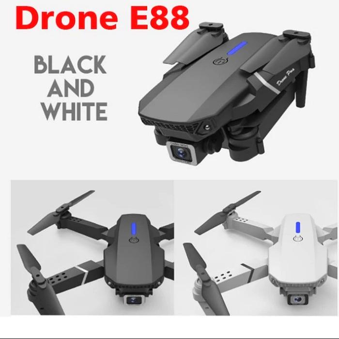 Gambar DRONE E88 PRO 4K CAMERA, DUAL CAMERA MINI DRONE - Putih dari Netisc undefined Tokopedia