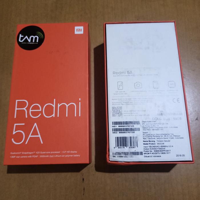 Gambar Box Kardus Handphone Redmi 5A dari KouStore Tokopedia undefined Tokopedia