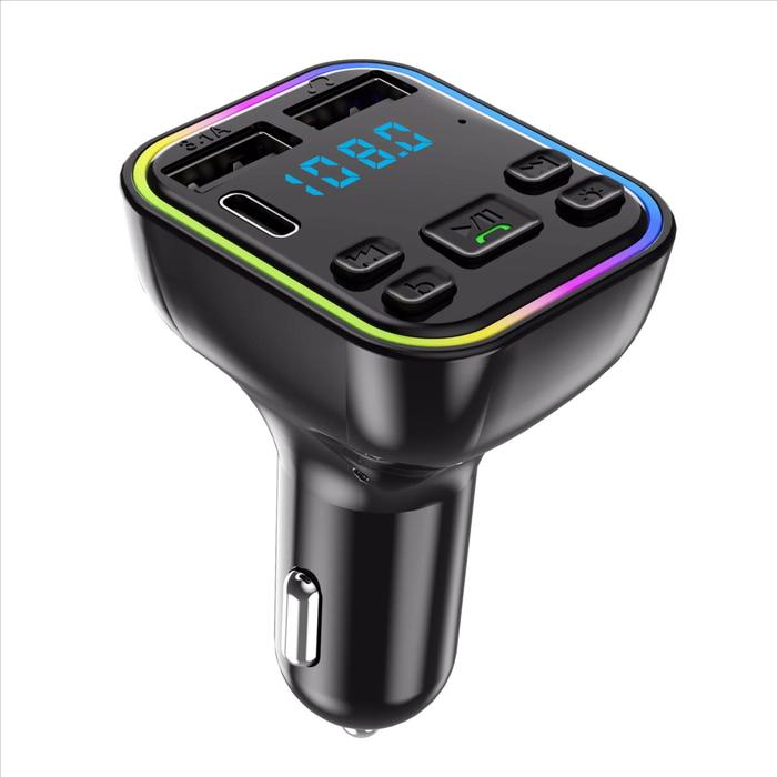 Gambar Car Charger LED Dual USB FM Transmitter Modulator MP3 Player Bluetooth - G38 dari Indo Smart Acc Hp undefined Tokopedia