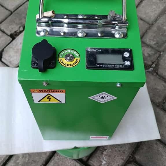 Smart Battery Motor Listrik Lithium Lifepo4 60V 72V 25Ah 50Ah 100Ah Circuit Kabel BMS Protection - 15Ah, 72V
