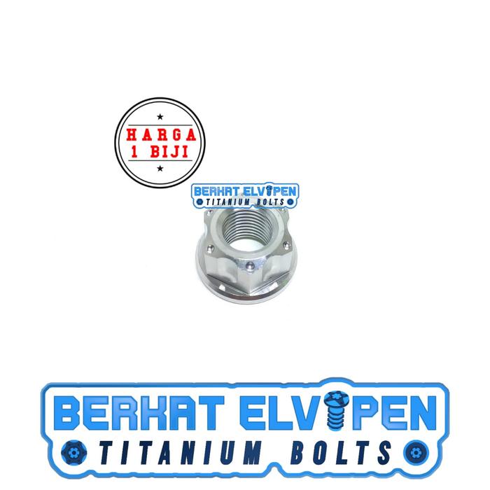 Gambar Mur Titanium M10 Drat 14 - Silver dari Berkat_Elvipen undefined Tokopedia