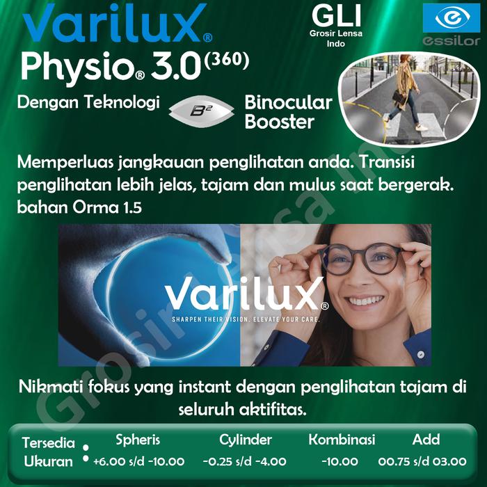 Crizal® UV Varilux® Physio® Eye Code Hi Index, 45 OFF