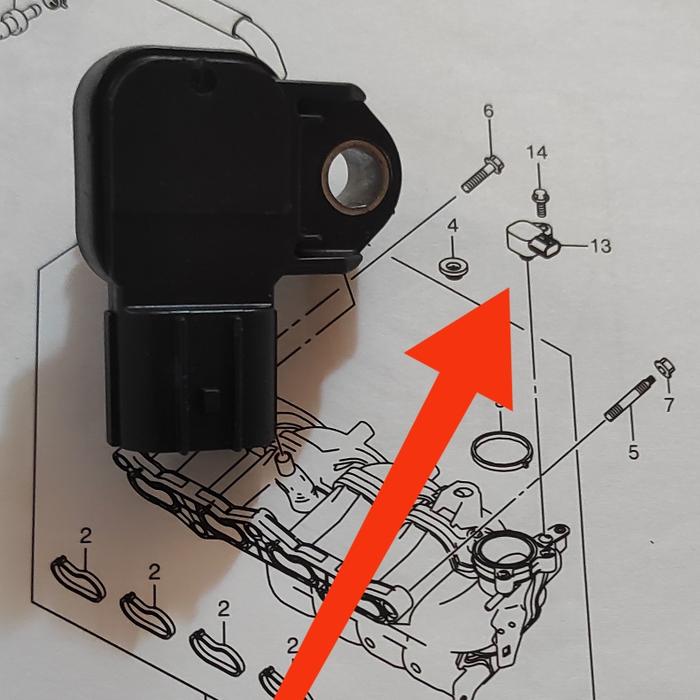 Jual Sensor Assy Pressure Map Suzuki New Ertiga XL7 New Carry Tayo Ori ...