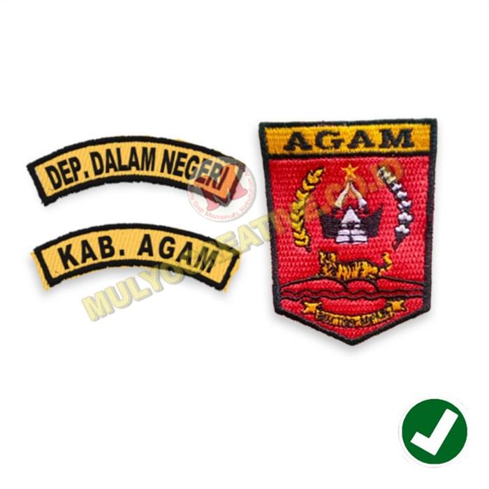 Gambar Bed Bordir Logo Dinas Kabupaten Agam - Bordir Kab Agam - Dep.Dalam Negri dari Mulyocreative co id undefined Tokopedia
