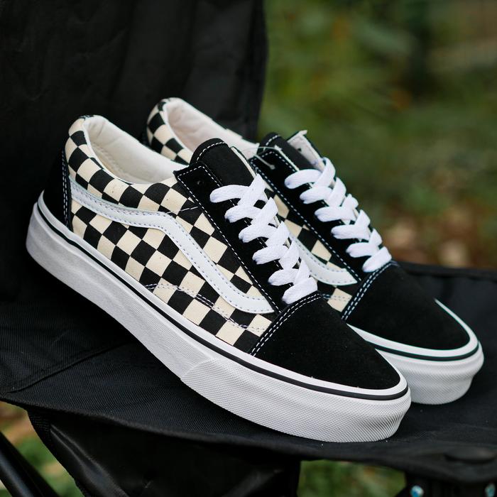 Primary Check Mens Black Checkered Vans Vans Womens Mens Primary