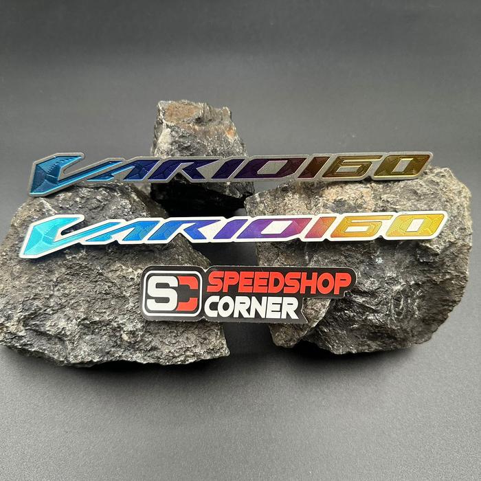 Gambar Emblem Vario 160 Titanium Grade 5 Original Made in Vietnam dari Speedshop Corner undefined Tokopedia