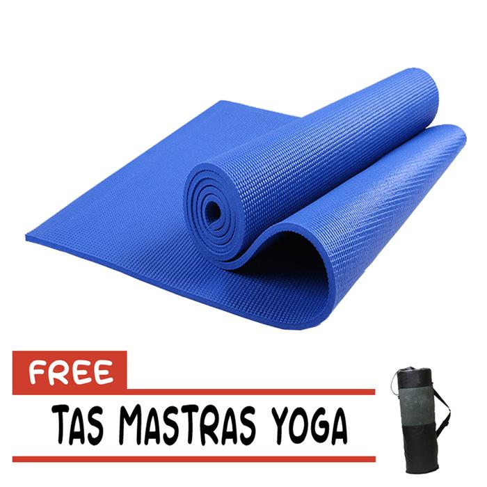 Gambar Matras Yoga Mat Olahraga Perlengkapan Olahraga Gym & Fitness Yoga Mat - MATRAS-BIRUTUA dari Worldhome88 undefined Tokopedia