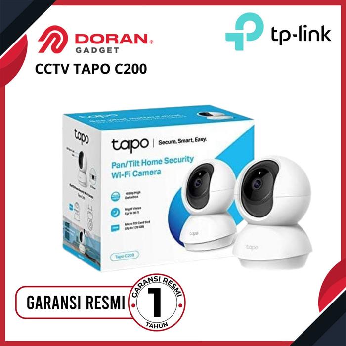 Gambar TP-LINK Tapo C200 Pan/Tilt Home Security Wi-Fi Camera/ IP Camera dari Doran Gadget Authorized Bali undefined Tokopedia