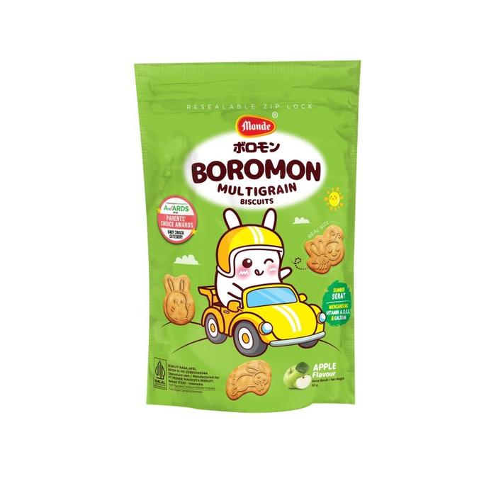 Gambar Monde Boromon Multigrain Biscuits 50g - Apple dari Baby Wise Surabaya undefined Tokopedia