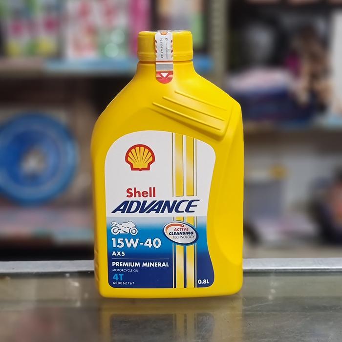 Gambar Oli Shell Advance AX5 15W/40 0.8L dari Lavanna Motor undefined Tokopedia