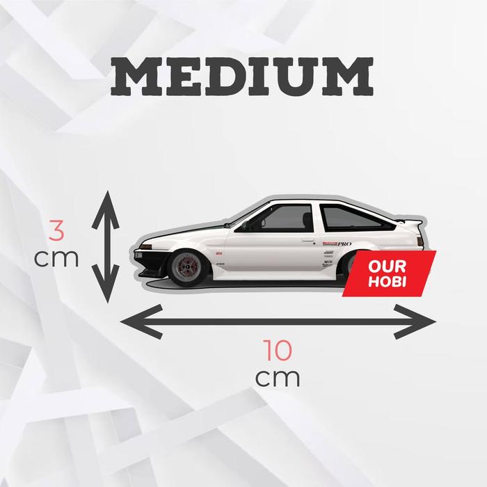 Gambar Sticker Drift Toyota AE86 Drift King Keiichi Tsuchiya - M dari Our Hobi undefined Tokopedia