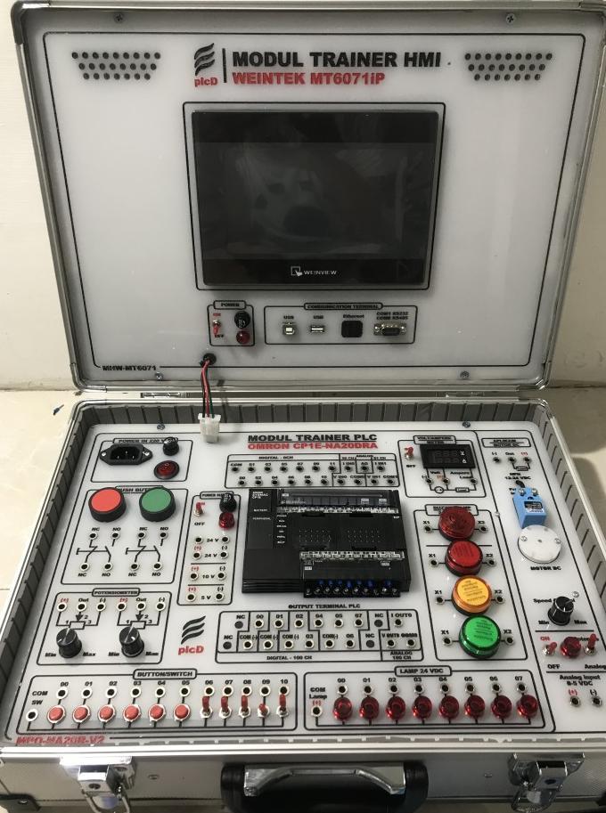 Gambar Trainer Plc Omron Cp1E Na20 Dra Dan Hmi Mt6071Ip - HMI+Aktuator dari Mandiri Mechanica Globalindo undefined Tokopedia