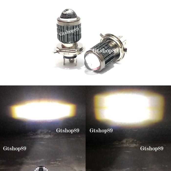 Gambar LAMPU LED UTAMA VINYX MOTOR H4 LASER D2 HIGH LOW 2WARNA PUTIH KUNING - Putih-putih D3 dari varianACC89 undefined Tokopedia
