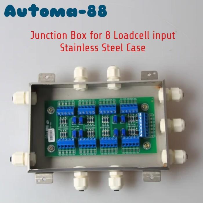 Gambar Junction Box Load Cell Bridge Timbangan Digital 4 6 8 Loadcell - 8 - Stainless dari Automa-88 undefined Tokopedia