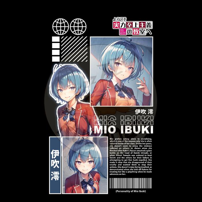 Gambar Custom Case Casing Anime Classroom of the Elite- All type HP - Mio Ibuki, Softcase dari Rubahan.Official undefined Tokopedia