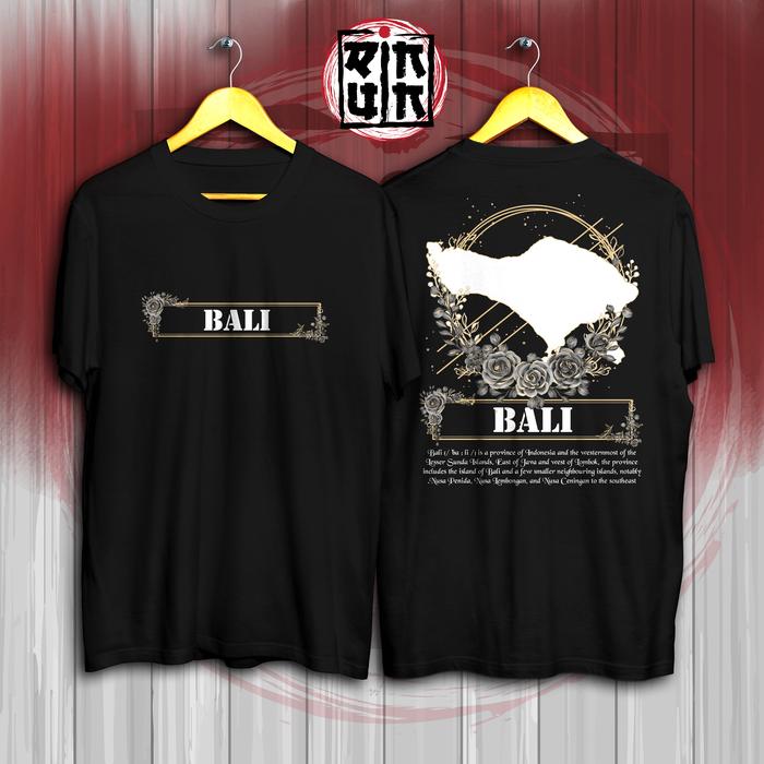 Gambar T-shirt / Kaos Bali - Indonesia - Hitam, S dari Ruinn Store undefined Tokopedia