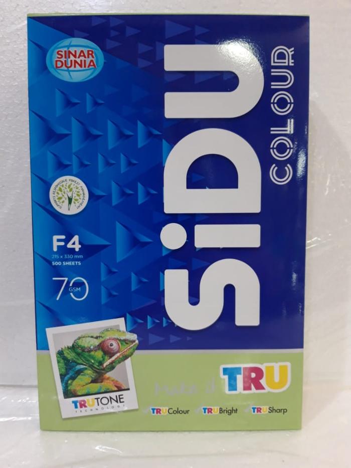 Gambar 70gr Kertas HVS F4 70 gr SIDU 1 Rim HVS WARNA Kertas Folio - Biru dari dutabukuatk undefined 5 Tokopedia