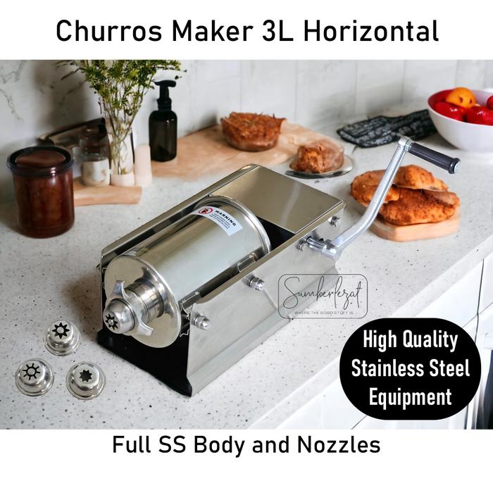 Gambar Alat Mesin KHUSUS Cetakan CHURROS Churos Maker - Tidur 3L Set dari Sumberlezat undefined Tokopedia