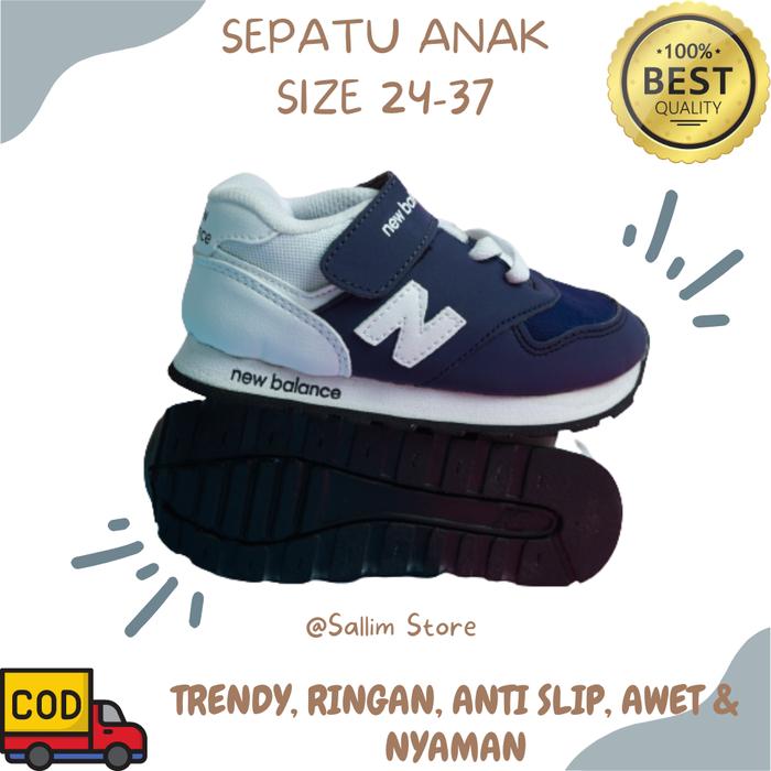 Gambar Sepatu Anak TK SD Laki laki Perempuan New Balance Usia 1 2 3 4 5 6 7 - 24 dari JAYYA RAYYA STORE undefined Tokopedia