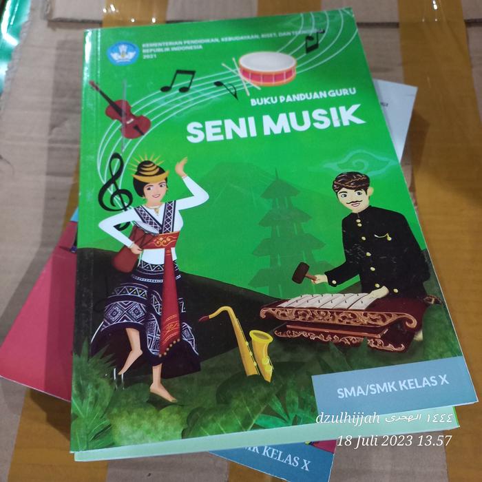 Jual buku panduan guru seni musik kelas 10 sma kurikulum merdeka k21 ...