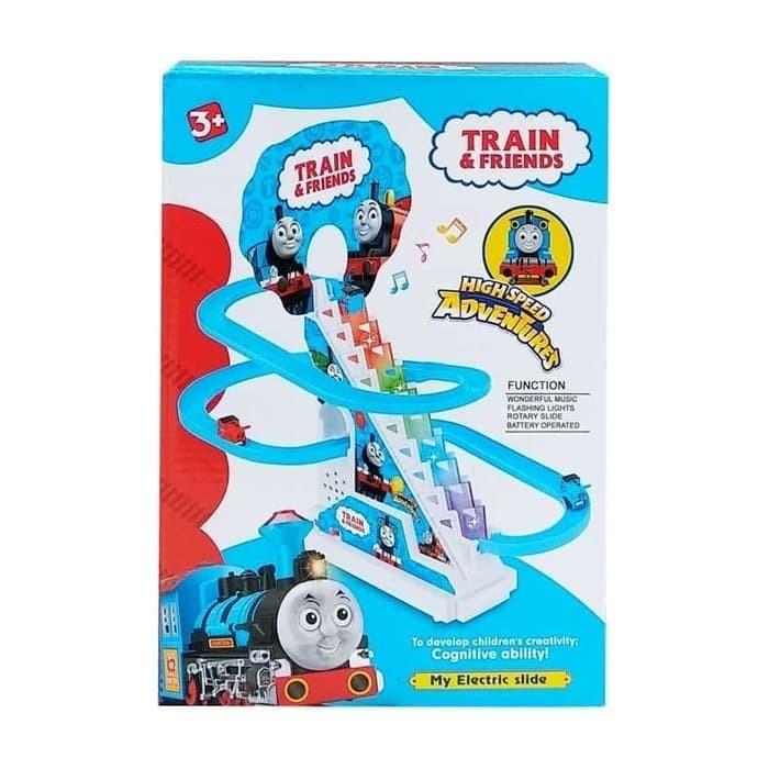 Gambar Mainan Track Perosotan Doraemon Music Nyala Lampu Suara - THOMAS dari Lucky 88 toy undefined Tokopedia