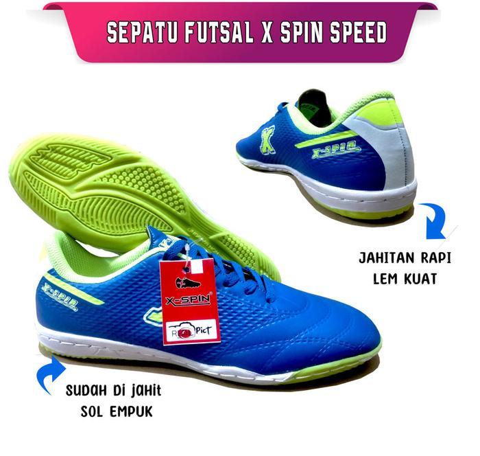 Gambar Sepatu Futsal Laki Laki Dewasa X-Spin Sepatu Olahraga Futsal - Biru, 41 dari Jeremy Sport_NEW undefined Tokopedia