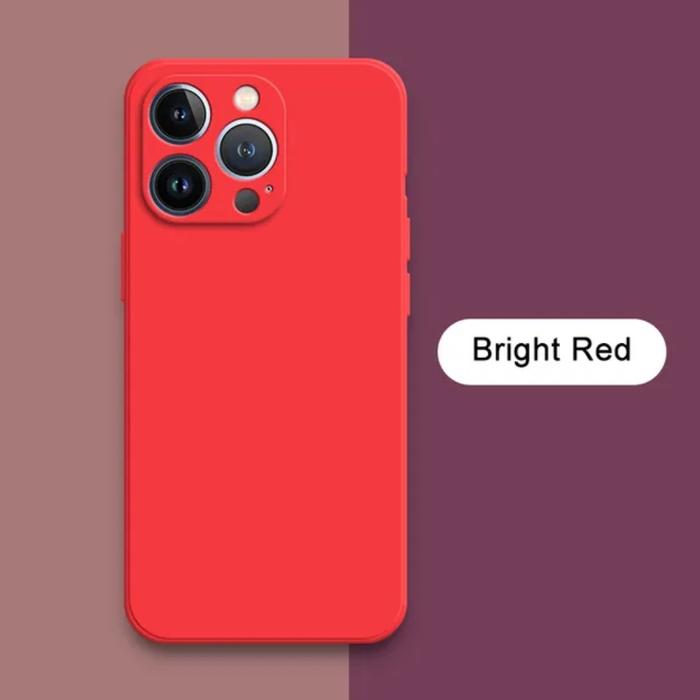 Gambar Aesthetic Case iPhone 14 - 14 Pro - Plus Max Softcase Polos Casing - Red, ip 14 pro max dari nucleo undefined Tokopedia