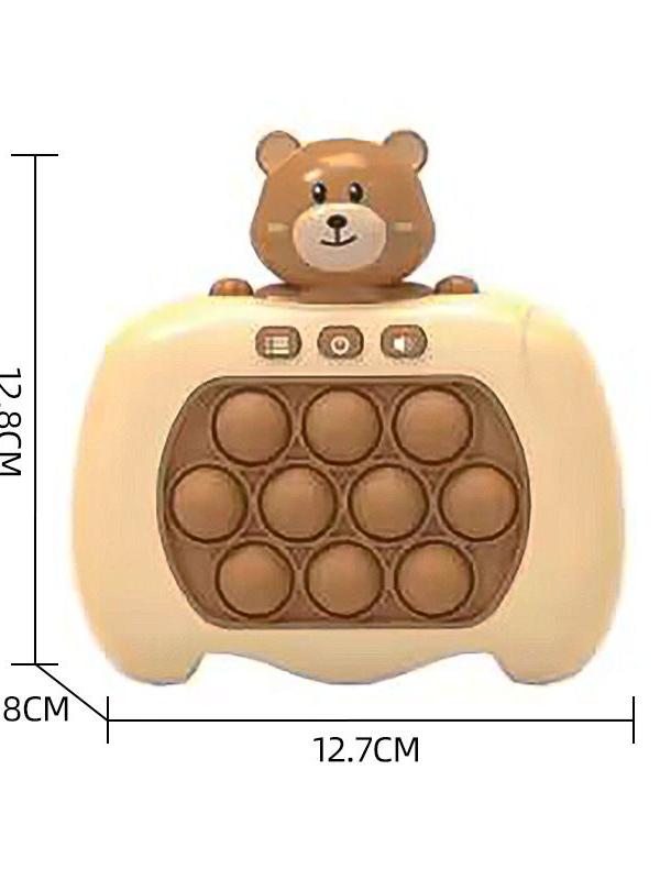 Gambar new Pop It elektronik Push Bubble Fidget Toys pop it game console - panda coklat dari Go Toys Indo undefined Tokopedia