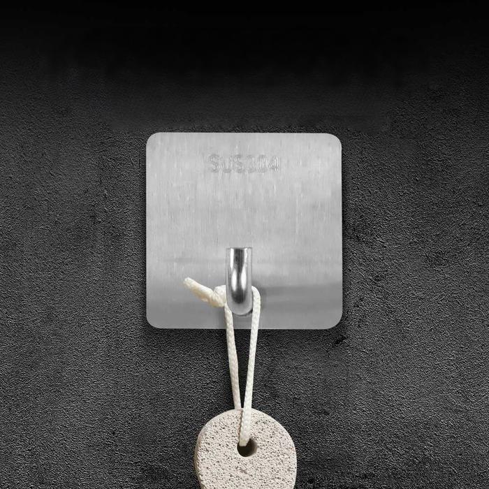 Gambar Gantungan Baju Dinding Stainless Steel Minimalis Tempel Tanpa Paku Bor - Silver Type C dari Home Depot Jakarta undefined Tokopedia