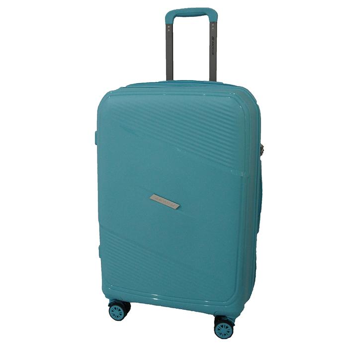 Gambar Navy Club Vogue Koper Hardcase PP - Expandable 4 Roda Putar TSA Lock - Size 20 Inch - Biru Muda dari Navy Club undefined Tokopedia
