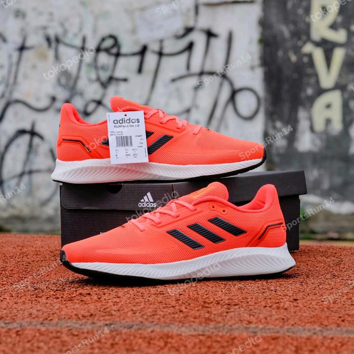ADIDAS RUN FALCON SOLAR RED (Original) 40 di Sportsrun14 Tokopedia