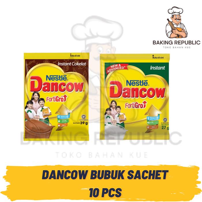Gambar Nestle Dancow Susu Bubuk Instan Sachet Cokelat / Putih (isi 10 pcs) - Coklat dari MisterJ.Online undefined Tokopedia