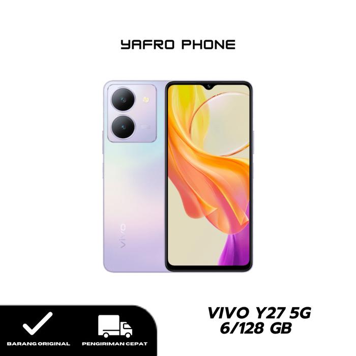 Gambar Vivo Y27 5G 6/128 Gb - Garansi Resmi Vivo Indonesia - Purple dari Yafro undefined Tokopedia