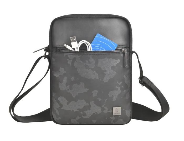 Gambar Sling Bag WiWU Salem / Hali / Pioneer iPad / Tablet Tas Selempang Pria - Sling Bag-Salem, Black dari WiWU Official undefined Tokopedia