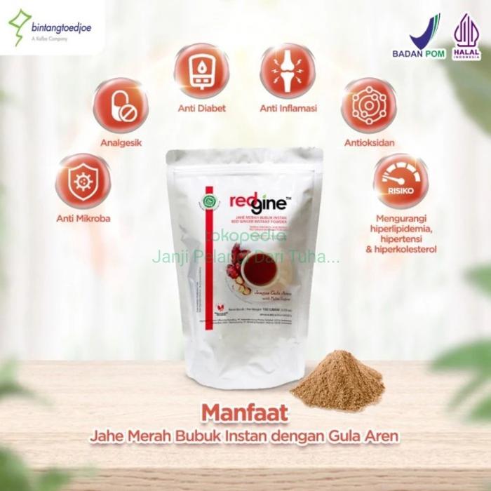 Gambar Jahe Merah Bubuk Instan dengan Gula Aren Redgine 500 Gram - September 2023 dari Janji Pelangi Dari Tuhan Kita undefined Tokopedia