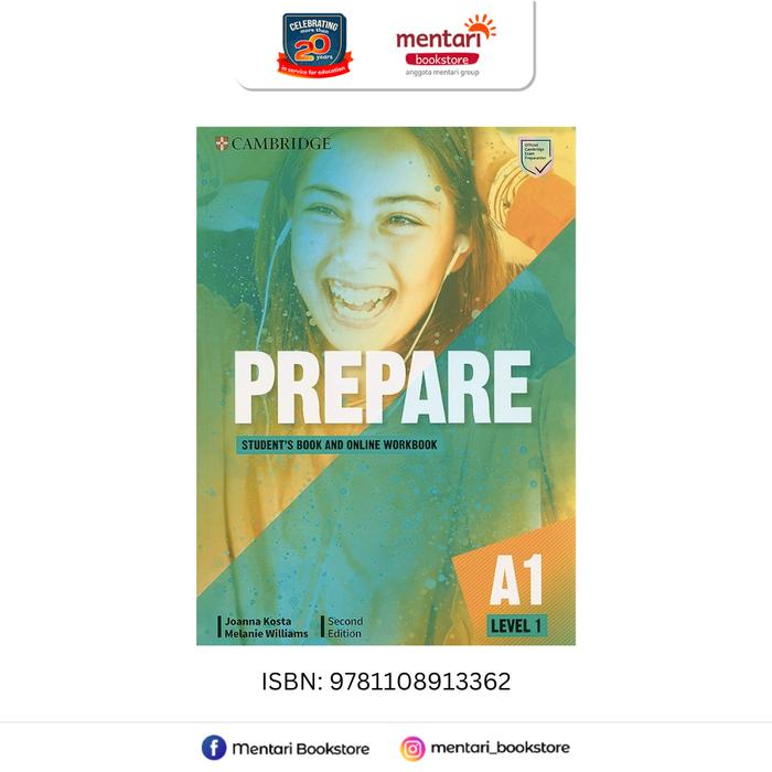 Gambar Cambridge Prepare with Online Workbook 2nd Edition | Bahasa Inggris - Level 1 dari Mentari Books Indonesia undefined Tokopedia