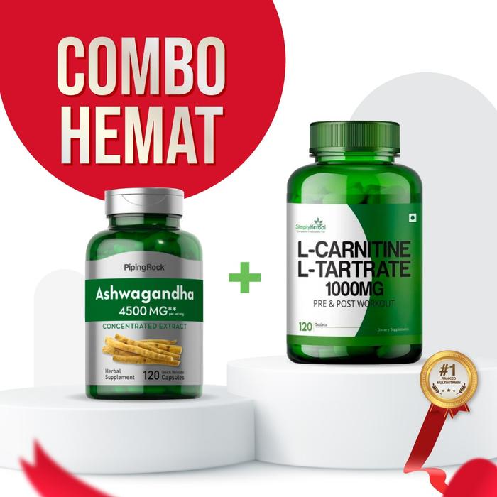 Jual L-carnitine, L-tartrate 1000mg, 120 cap, Suplemen Energi dan Otot -  Kota Administrasi Jakarta Selatan - Handpickedd | Tokopedia