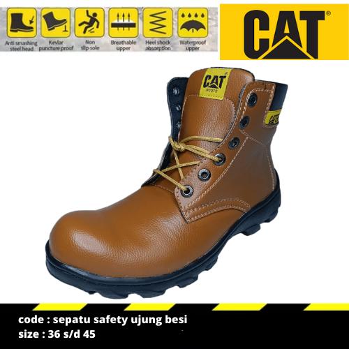Gambar safety shoes Sepatu Caterpillar Safety Boots Bromo Warna Coklat Muda - tan, 39 dari standupcollections undefined Tokopedia